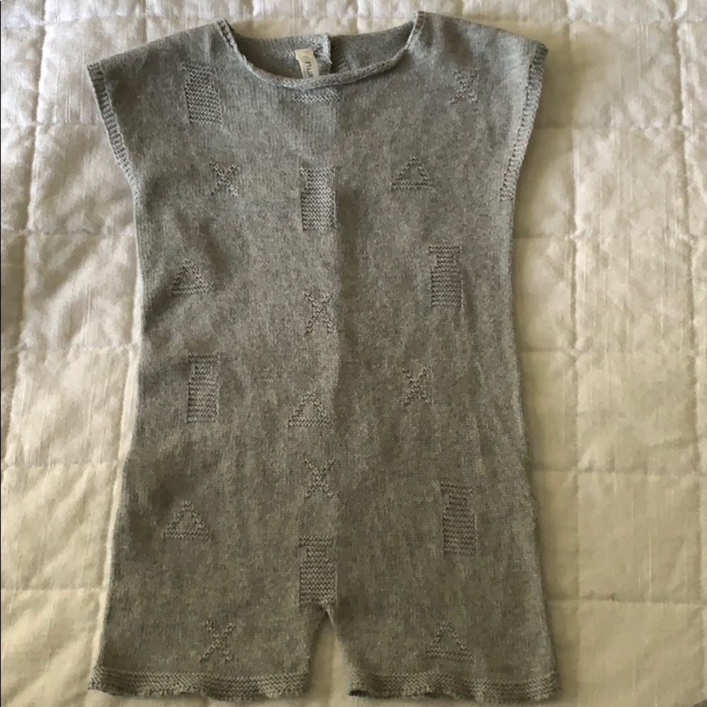 Message in a bottle knit romper